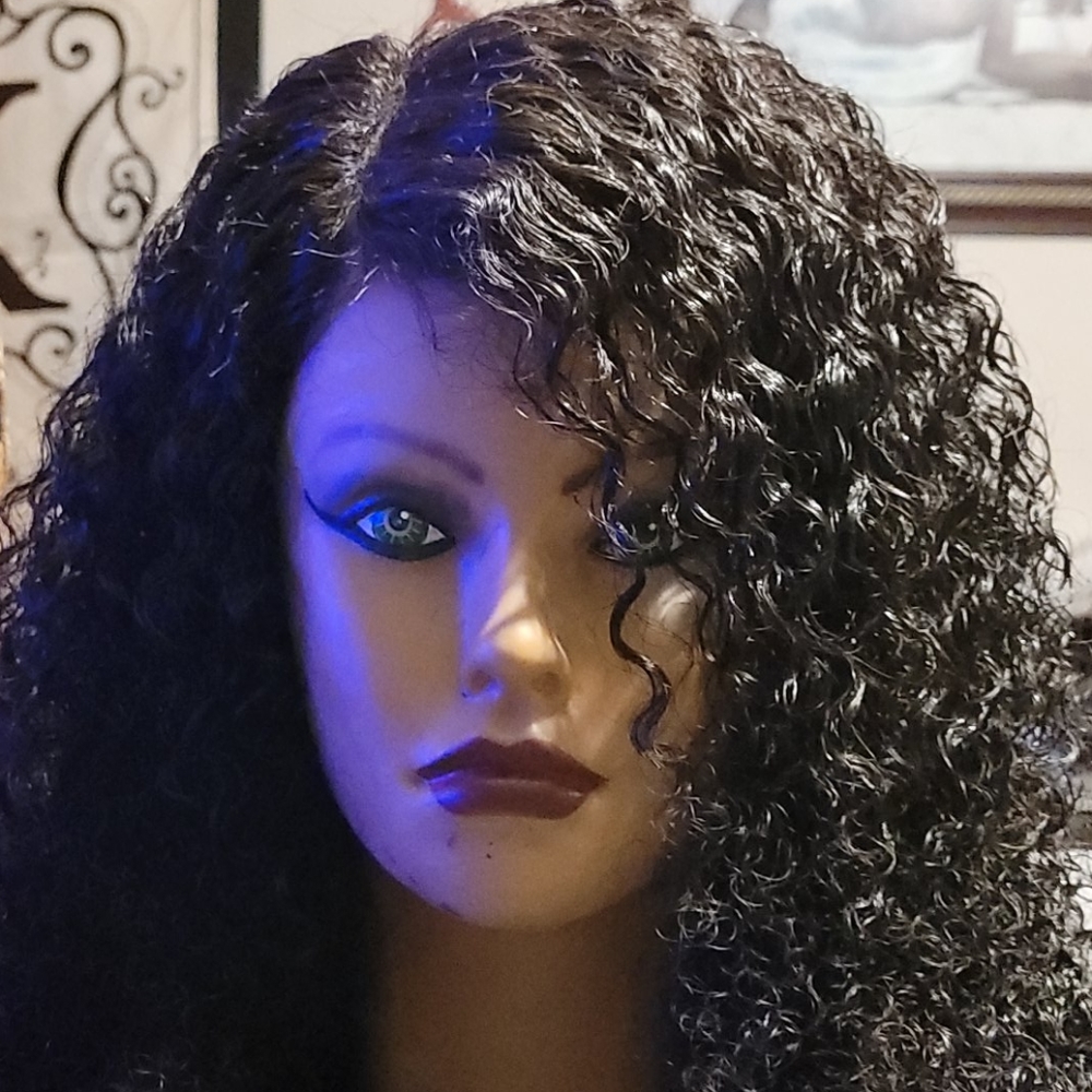100% Human Hair Brazilian Curly Wig
